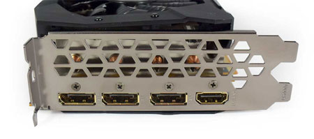 Obrazové výstupy Gigabyte RX 5600 XT Gaming OC 6G Gigabyte RX 5600 XT Gaming OC 6G obrazové výstupy